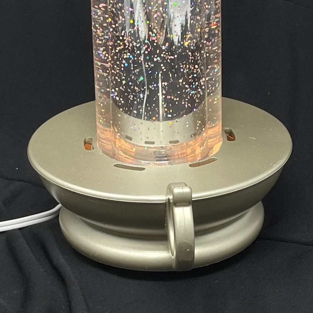 Flameless Glitter Candle Lamp Electric Flickering Flame 11